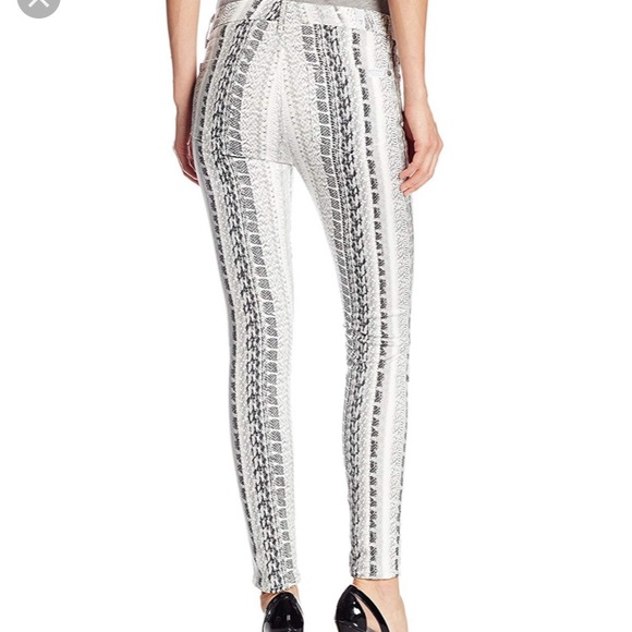 NWT - 7 For All Man Kind Snake Printed Skinny Jean - Picture 3 of 8